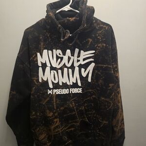 Black and Brown Graphic Hoodie